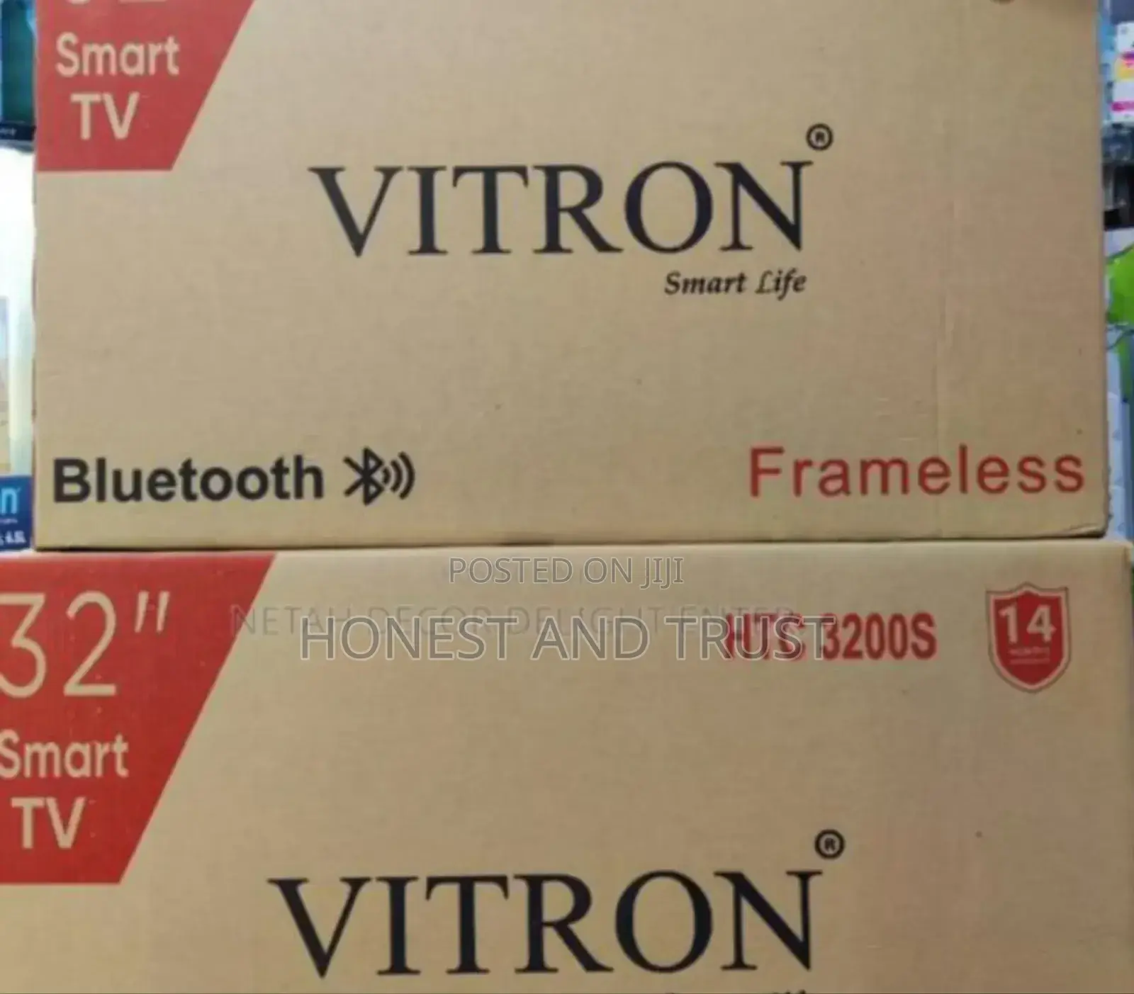 32" Vitron Smart Tv Frameless With Bluetooth
