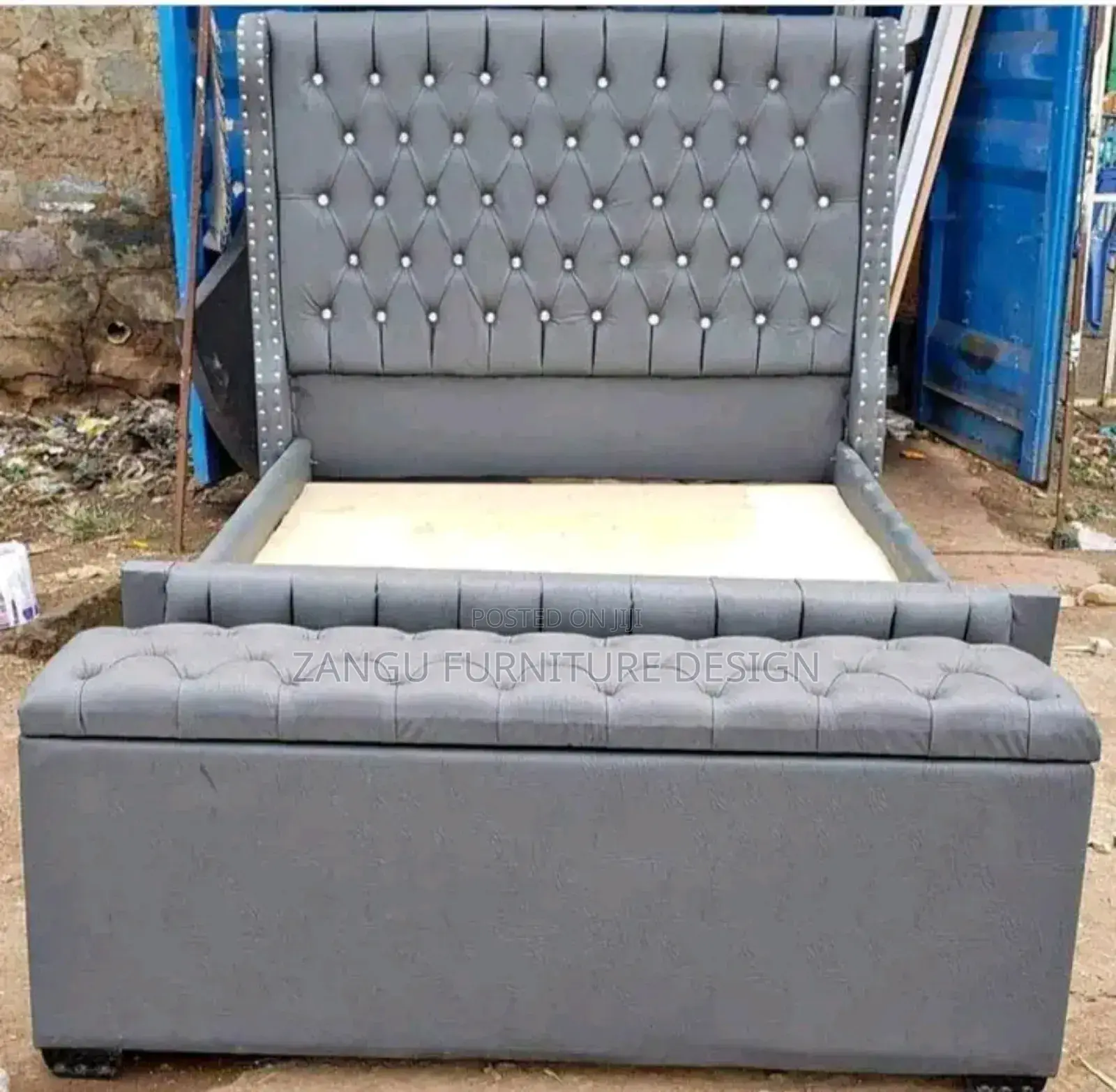 Grey King Size Beds