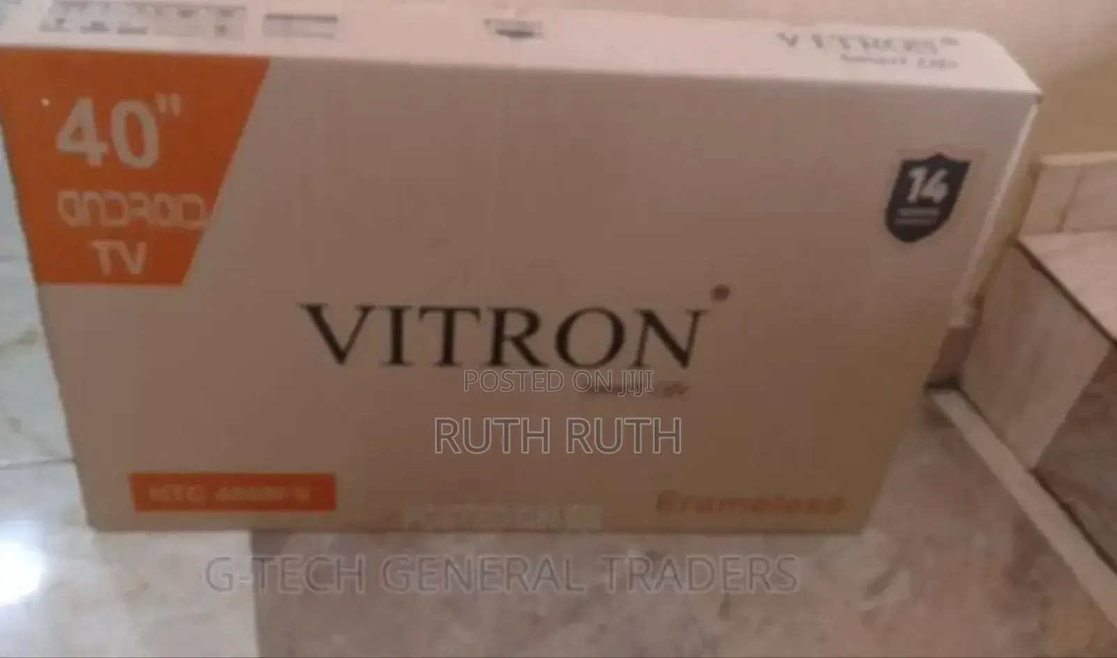 40" Vitron Smart Tv With Bluetooth Enabled