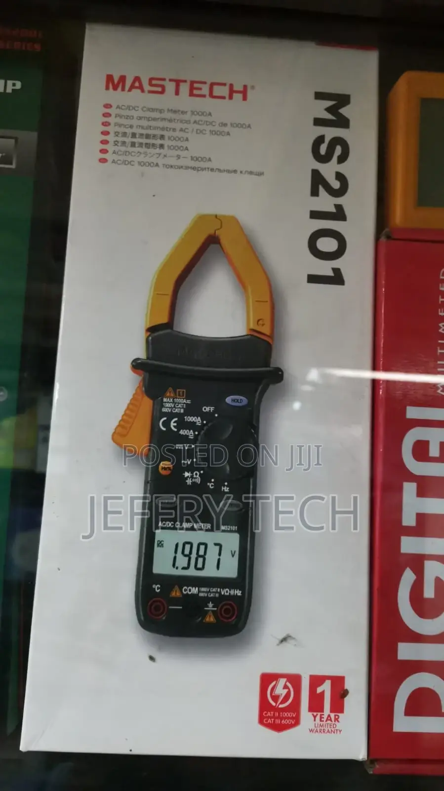 Mastech MS2101 CA DC Clamp Meter