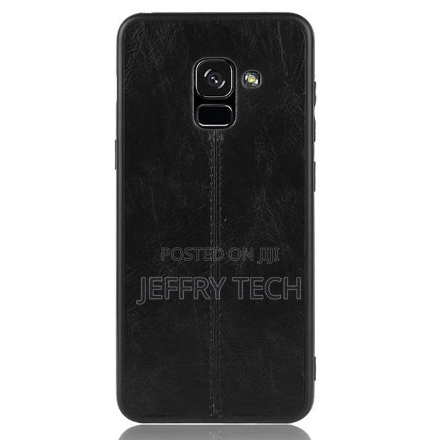 Samsung Galaxy A8 2018 Case TPU Leather Phone Case Cover - B