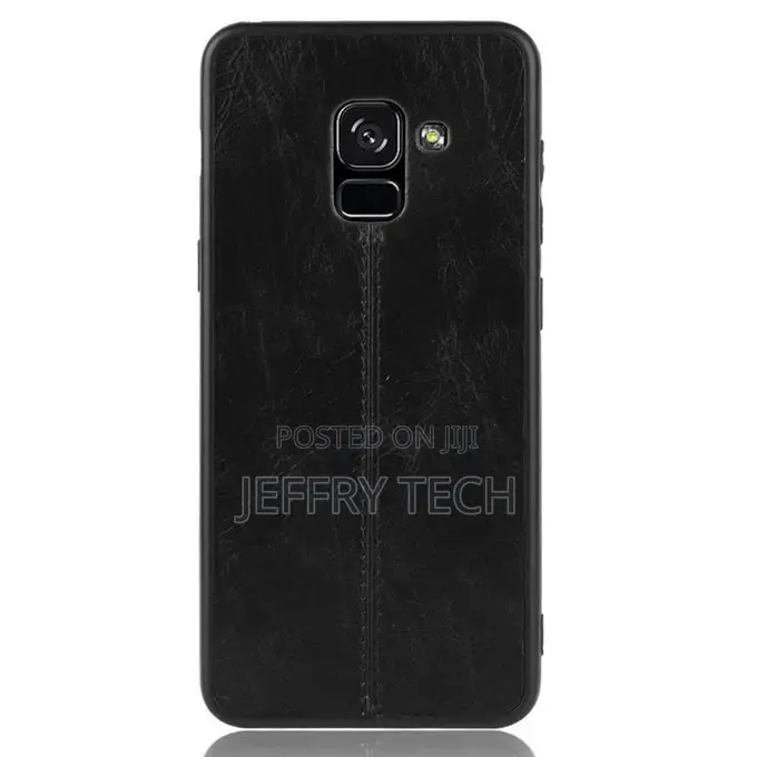 Samsung Galaxy A8 2018 Case TPU Leather Phone Case Cover - B
