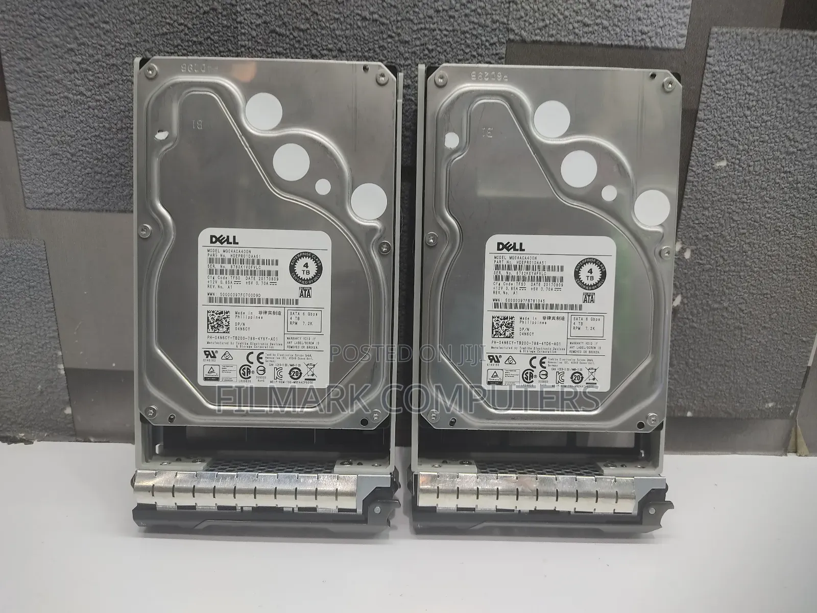 Dell 4N6CY 4TB SATA 7200 3.5" 6GBPS Hard Drive for SERVER