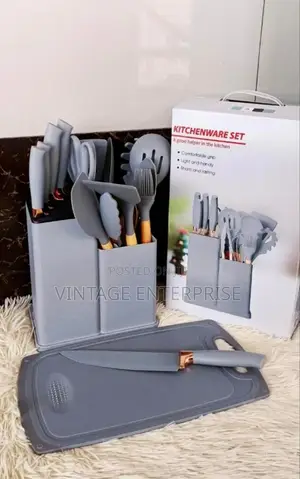 19pcs Silicon Spoons Set