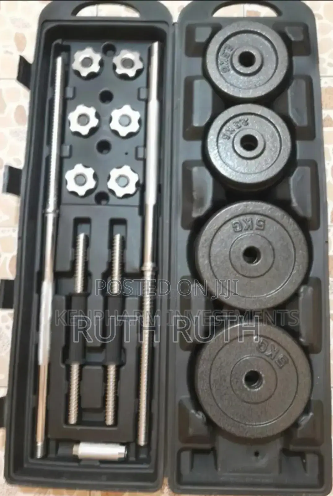 Heavy Weight 50 Kg Dumbells Chrome