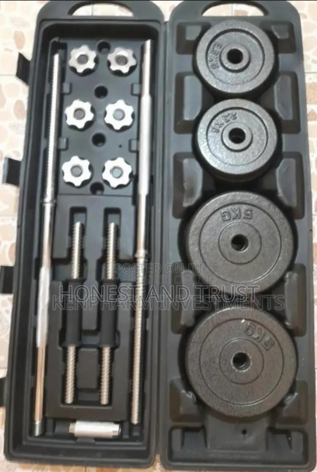 Heavy Weight 50 Kg Dumbells Chrome