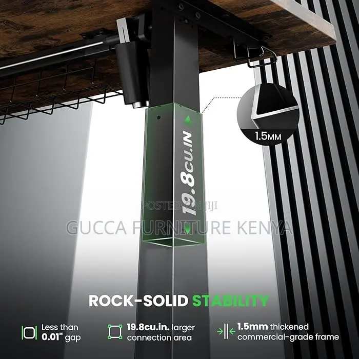 Office Desk: 1.2 Meters Adjustable Sit/Stand Electric Desk