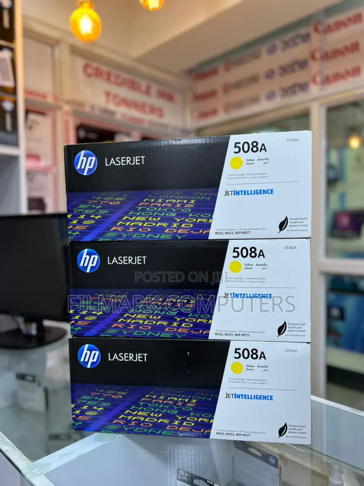 HP 508A Yellow Original Laserjet Toner Cartridge (CF362A)