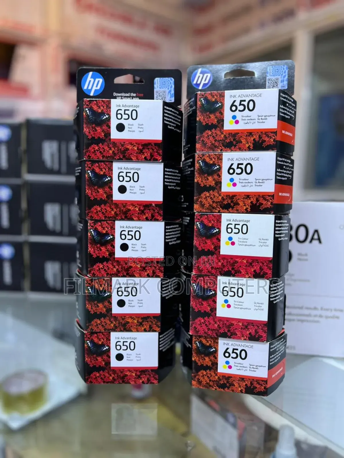 HP 650 Black Original Ink Advantage Cartridge