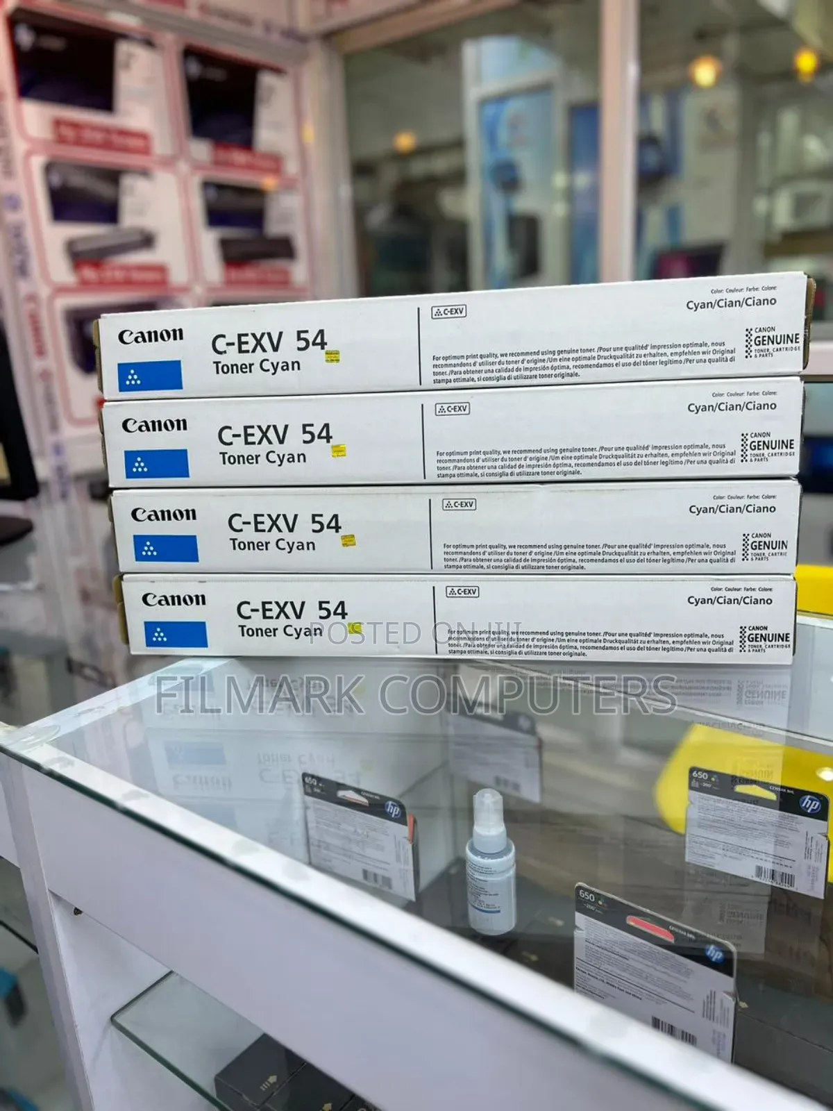 Canon C-Exv54 CYAN Toner Cartridge – Yield:8,500 Pages