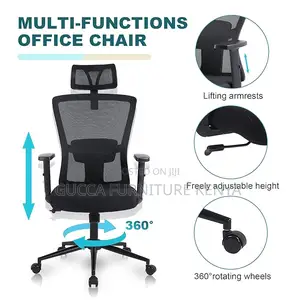 Office Chair: Supreme Ergonomic High-Back Office Seat