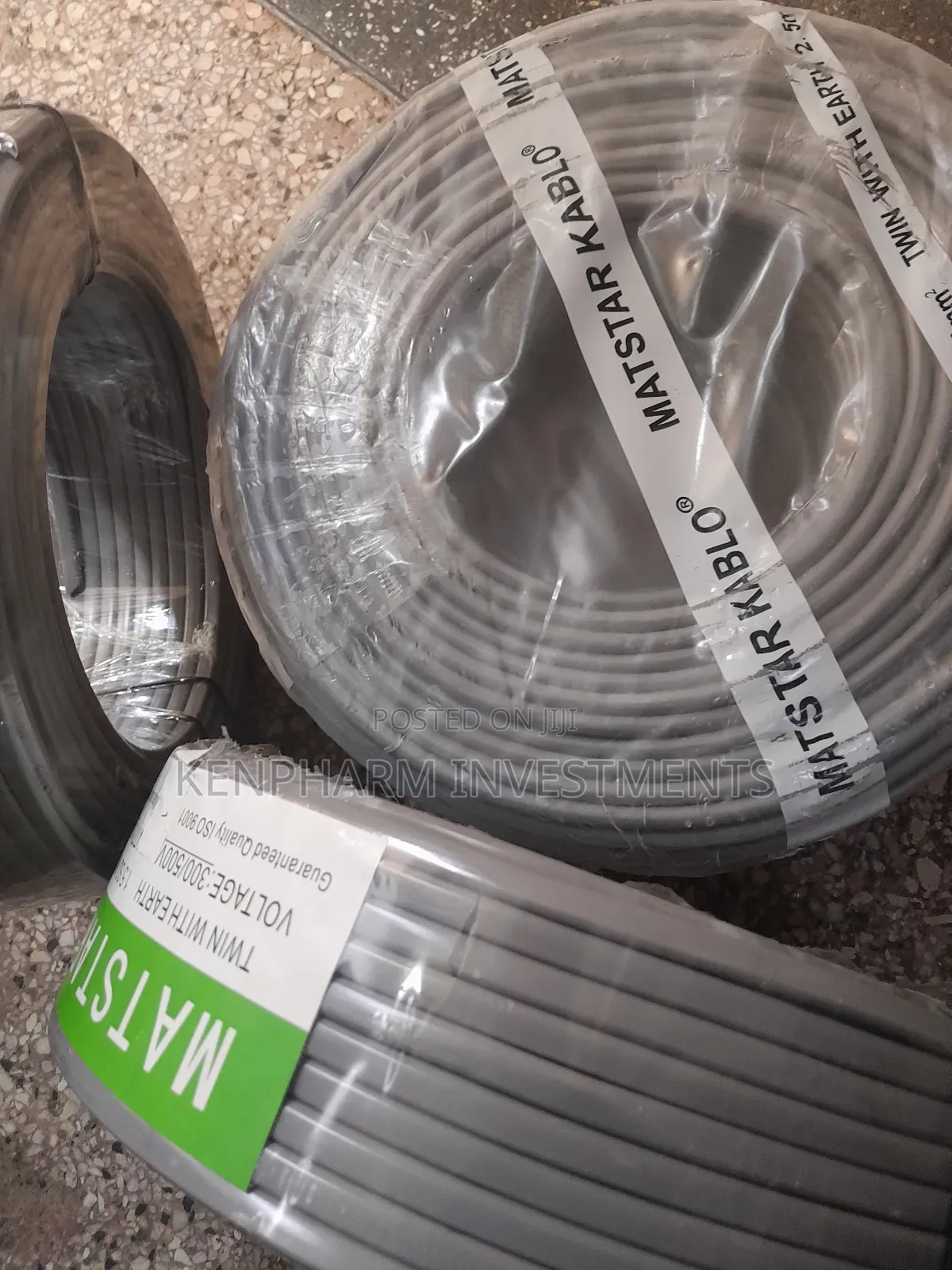 Twin Earth 2.5mm Cable, 3 Core, 90 Meters; Mt04