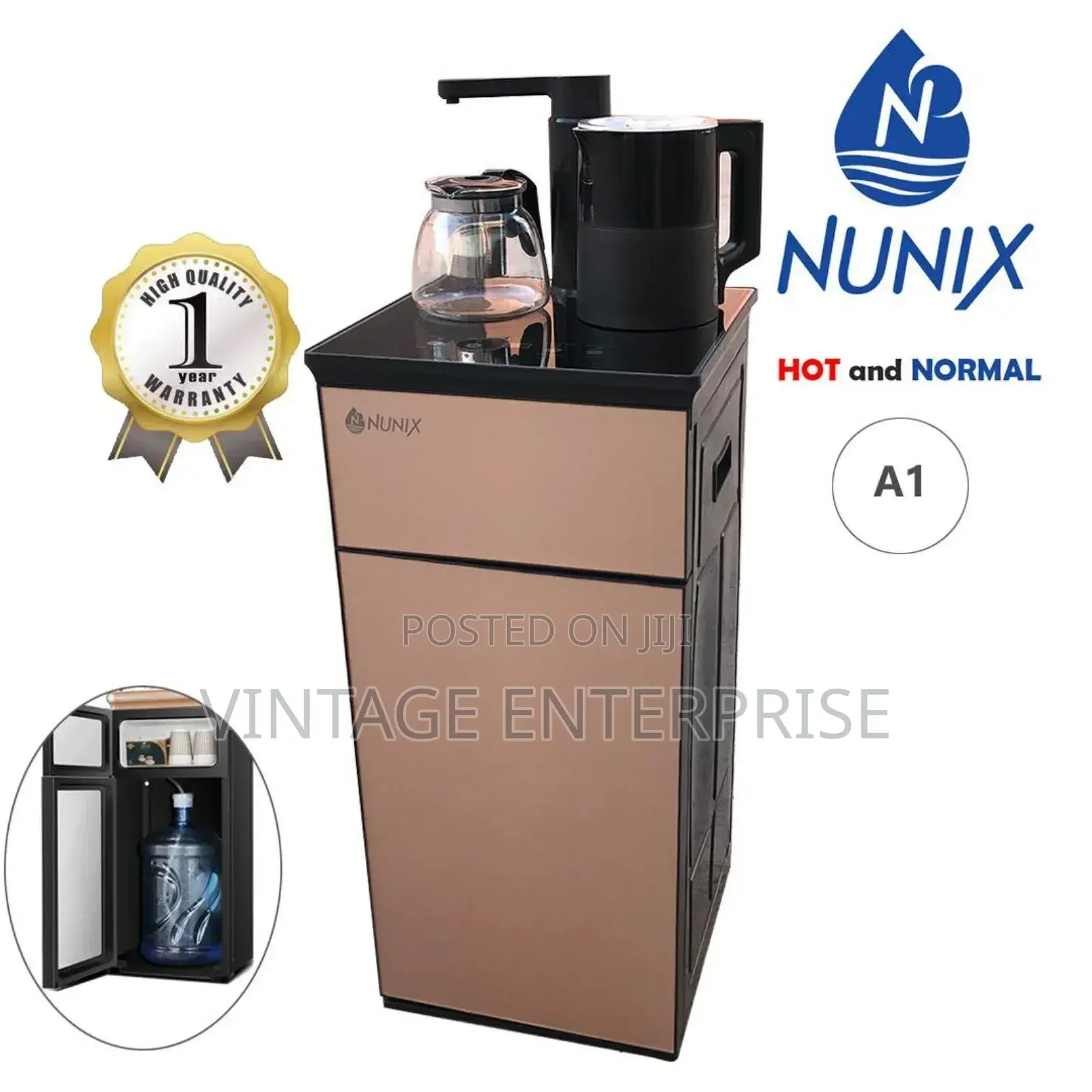 Nunix Hot and Normal A1 Bottom Load Water Dispenser