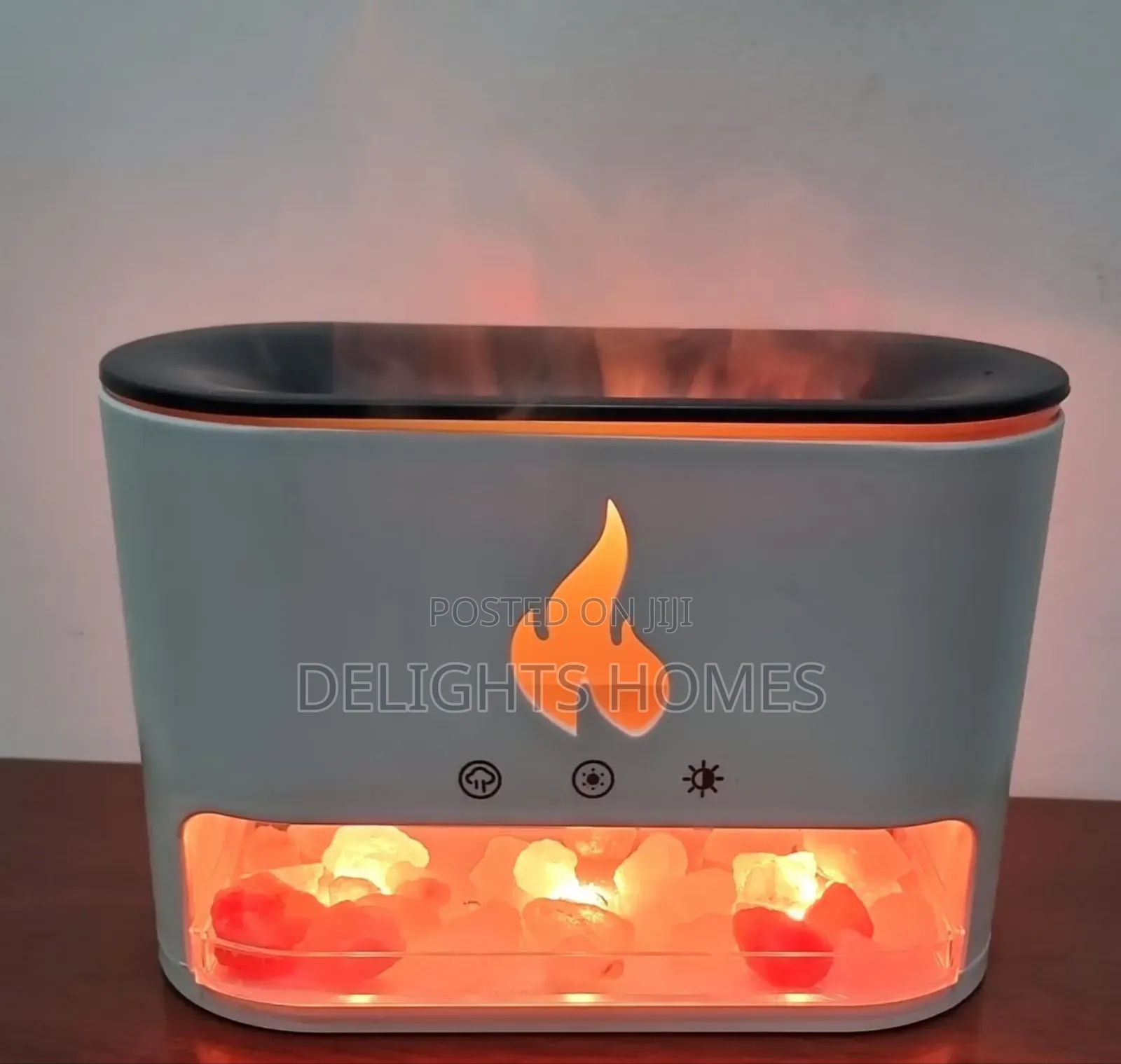 Salt Stone Fire Place Aroma Humidifier-P