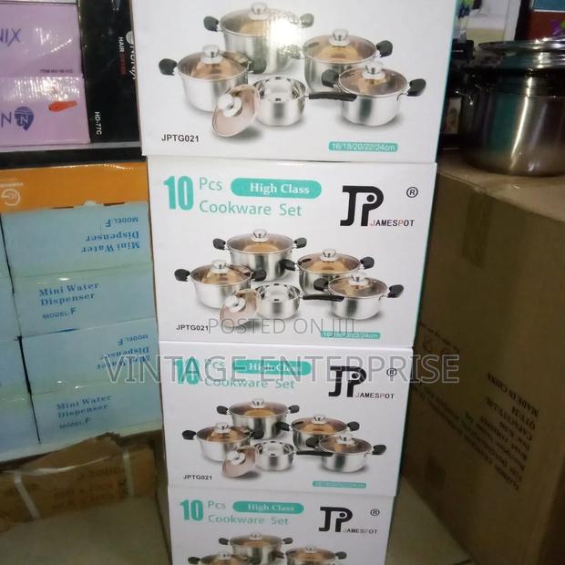 Jp 10pca Stainless Steel Cookware Set - main view