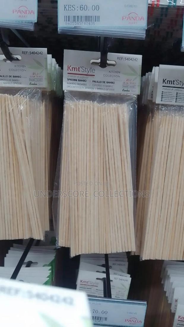 60 Pieces Bamboo Skewers - main view