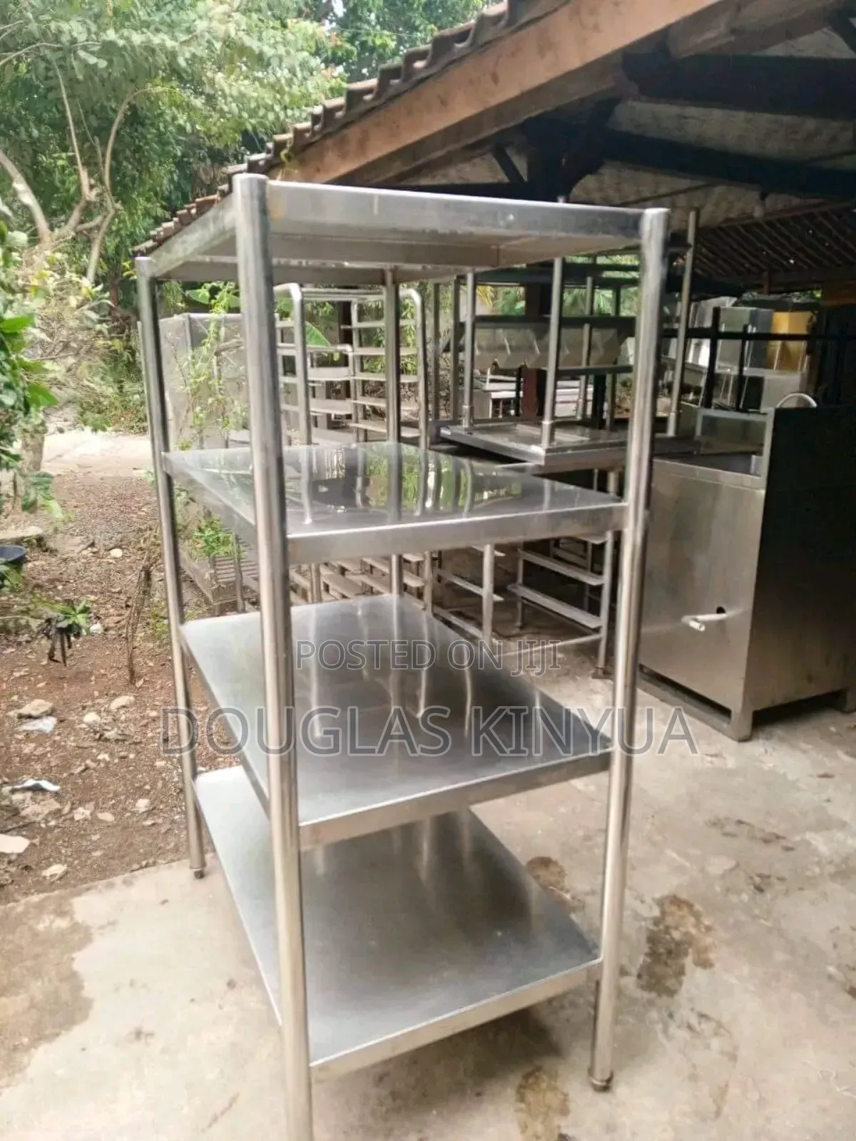Stainless Steel Storage Rack.