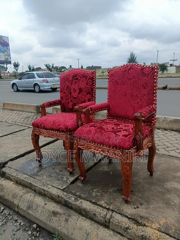 Antique Single Seats, Maroon Red  - thumbnail 4