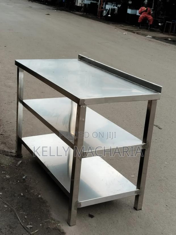 Stainless Undershelves Working Tables /87 - thumbnail 5