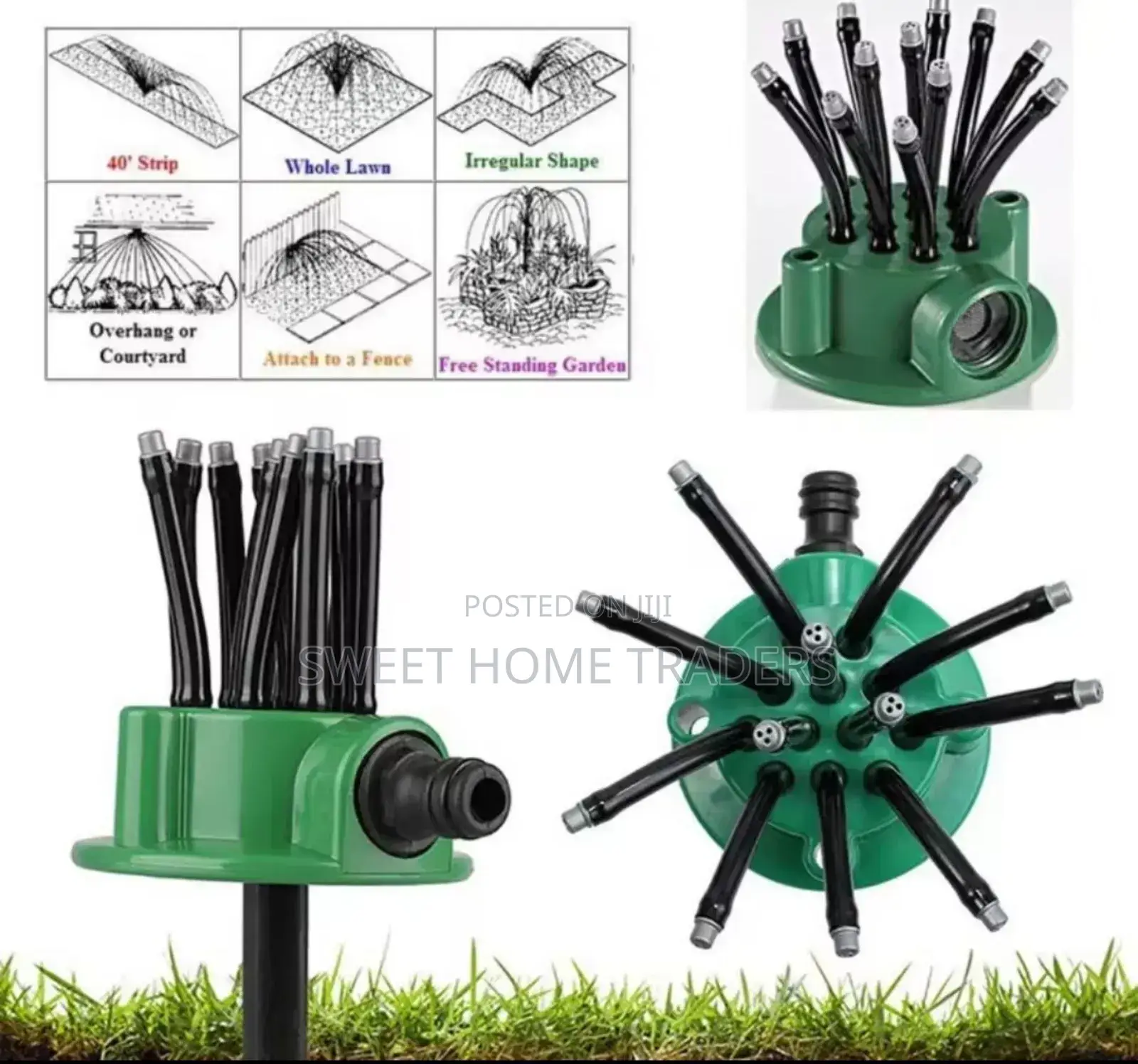 *360 Degrees Automatic Garden Sprinkler *