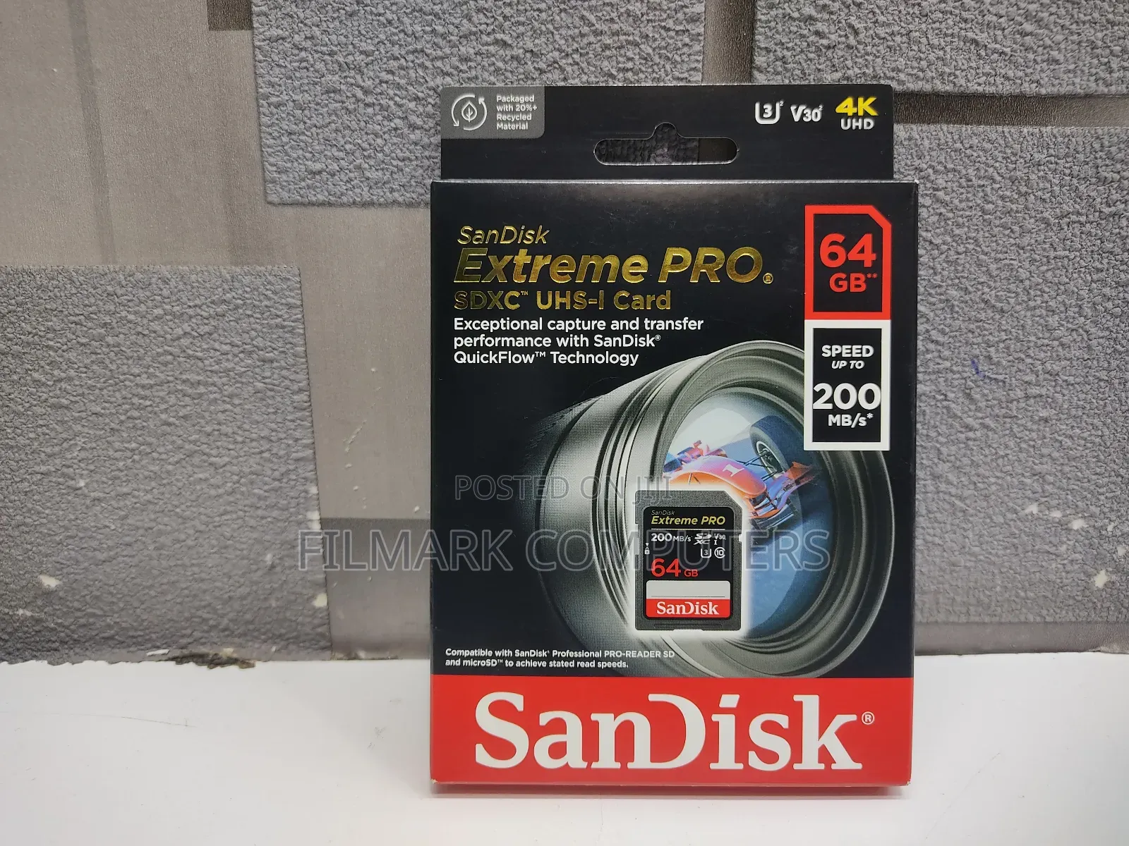 Sandisk 64gb 200mbps Extreme Pro Uhs-I SDXC Memory Card