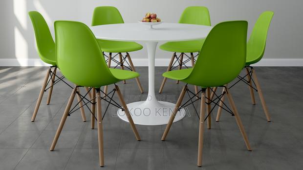 Dining Sets: Pedestal Base 4-Seater Dining Table - thumbnail 2