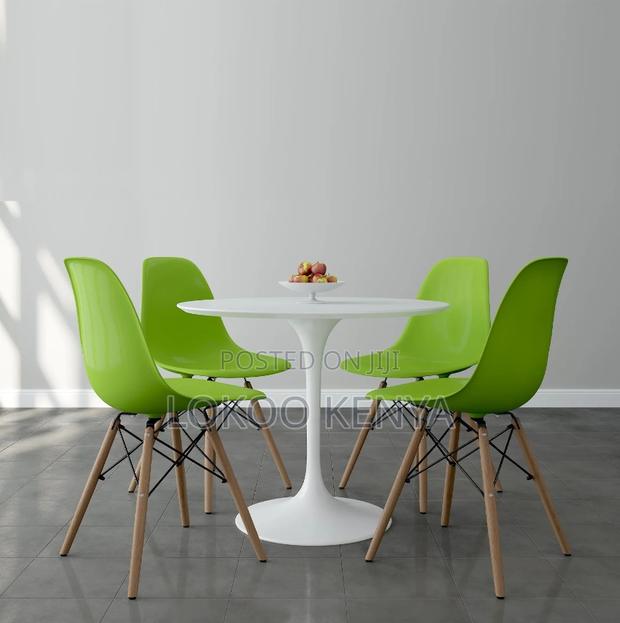 Dining Sets: Pedestal Base 4-Seater Dining Table - thumbnail 4