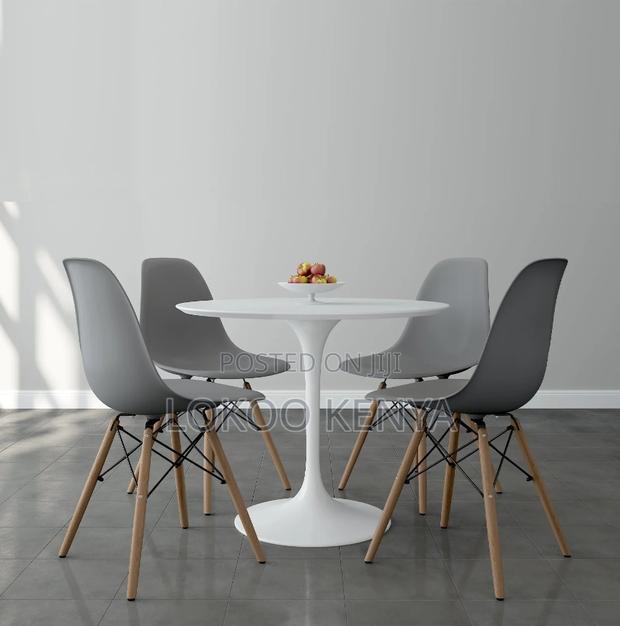 Dining Sets: Pedestal Base 4-Seater Dining Table - thumbnail 6