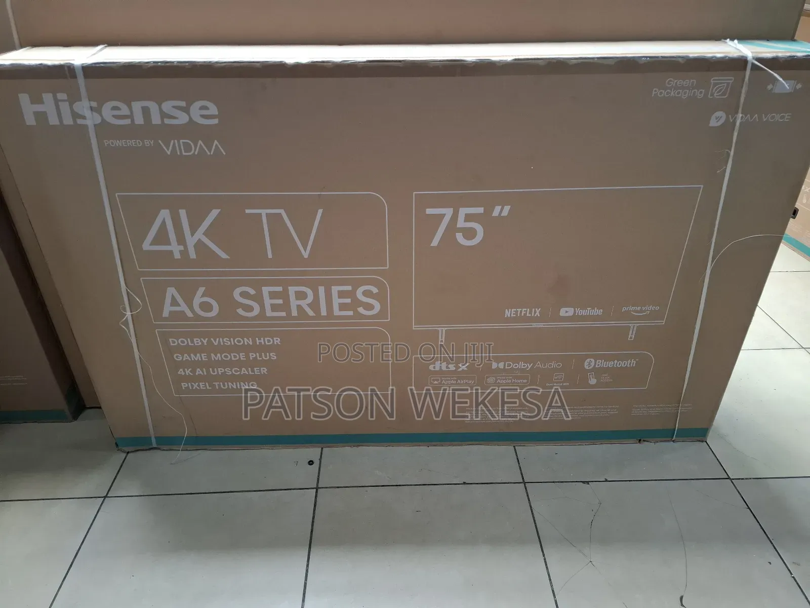 Hisense 75a6 75 Inch Smart HDR Frameless Tv