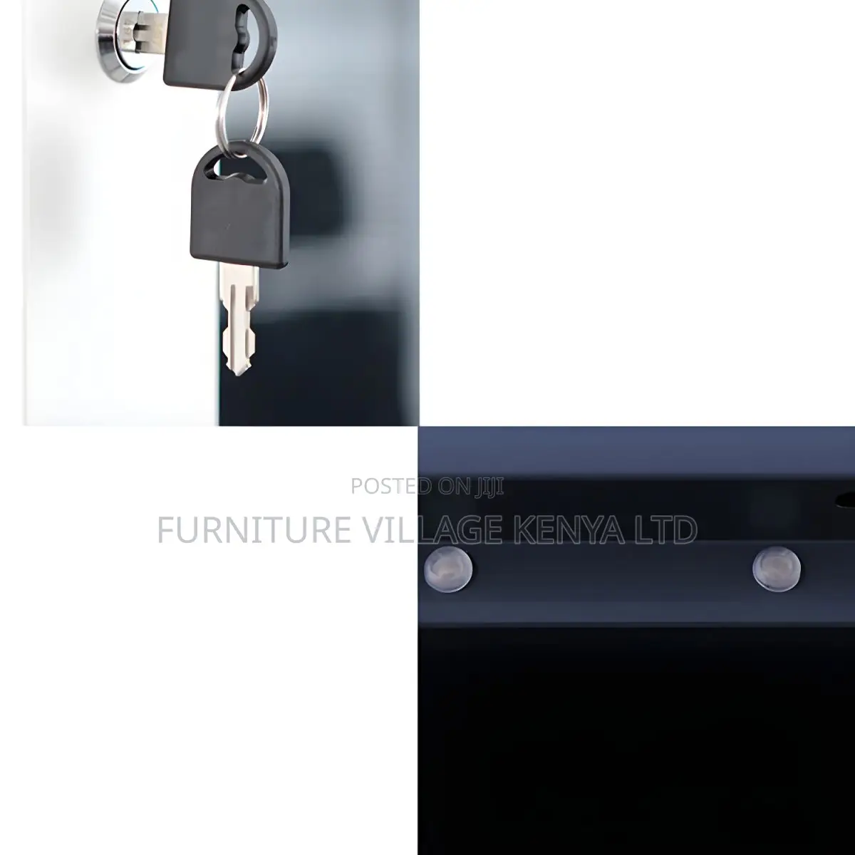 Contemporary File Cabinet Metal Frame With Lock