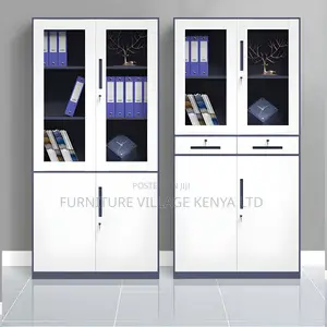 Contemporary File Cabinet Metal Frame With Lock