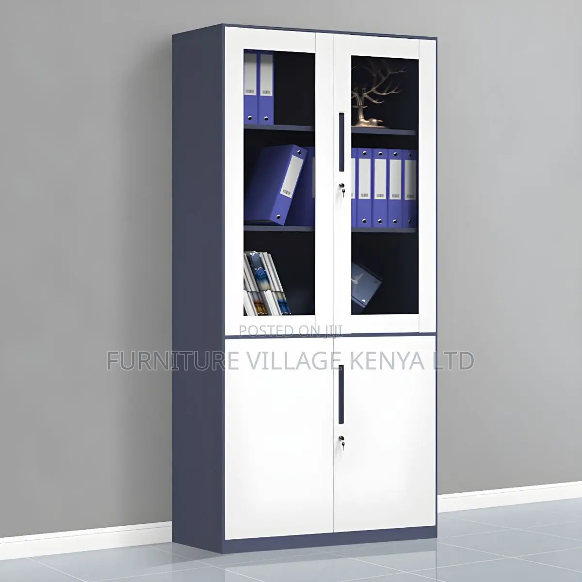 Contemporary File Cabinet Metal Frame With Lock