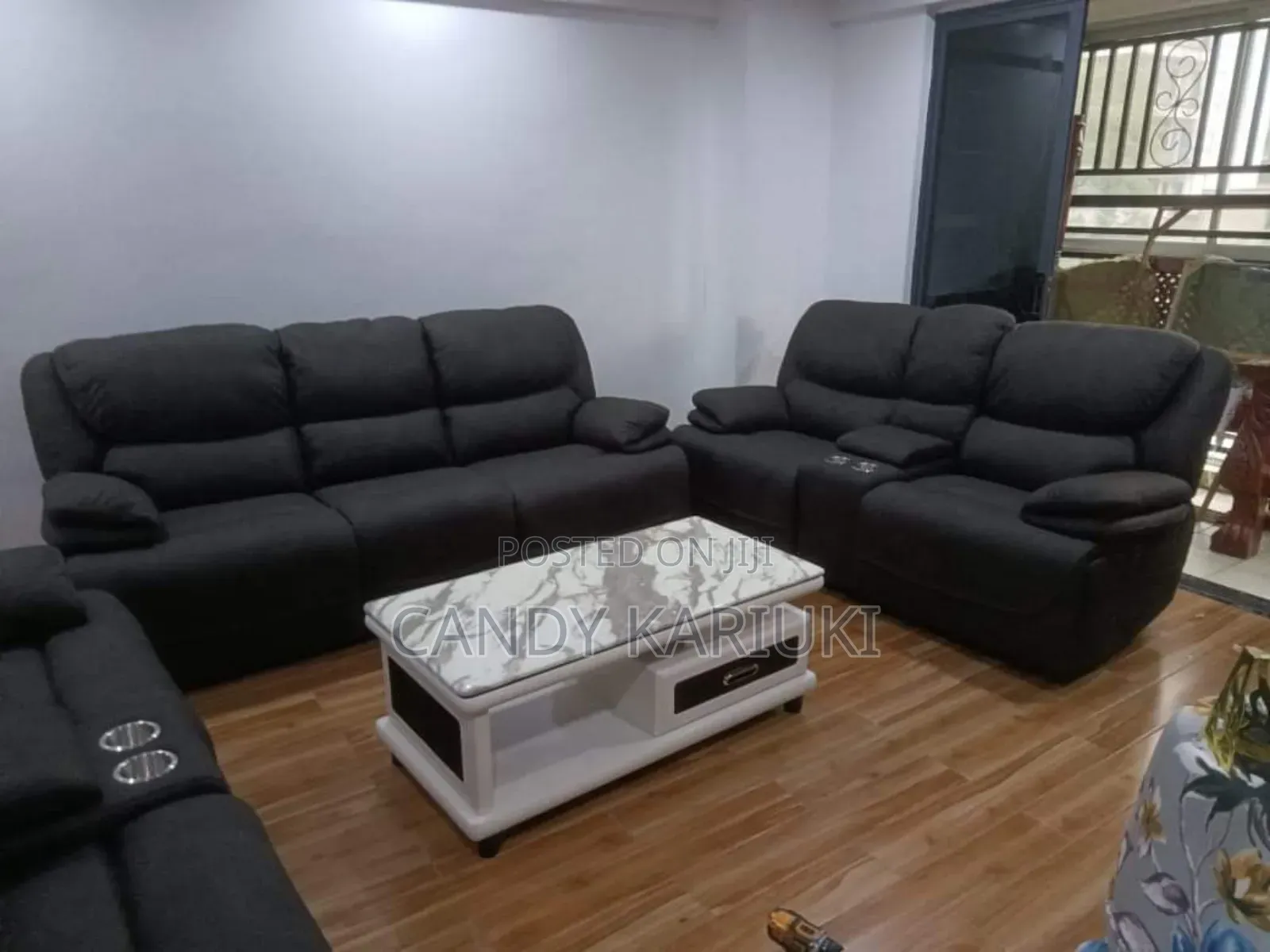 Spacious 6 Seater Recliner Sofa Set (Large Size)