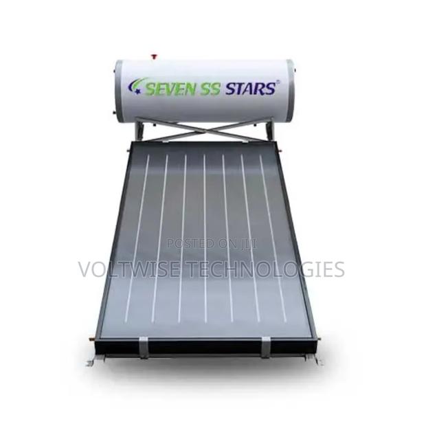 200L Seven SS Pressurized Flat Panel Solar Water Heater - main view