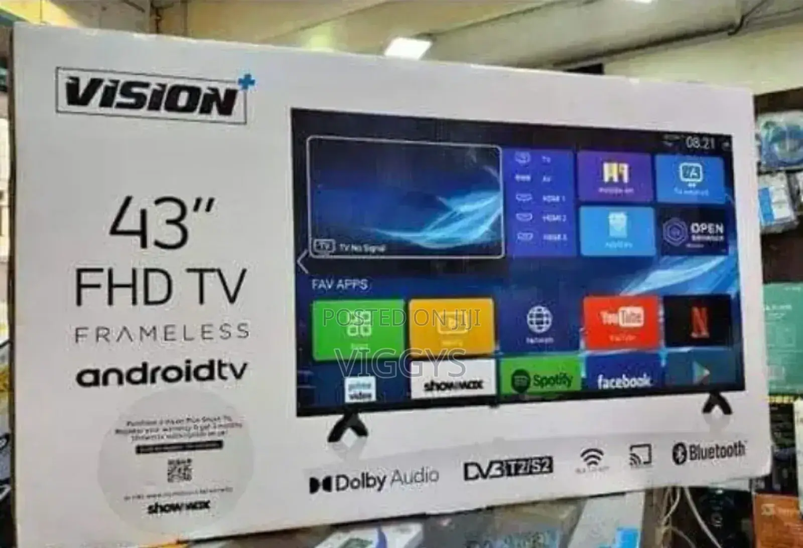 *Vision 43" Smart Android Frameless F/ 43/ S