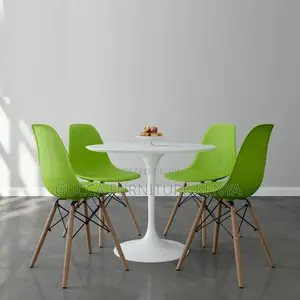 Dining Sets: Pedestal Base 4-Seater Dining Table