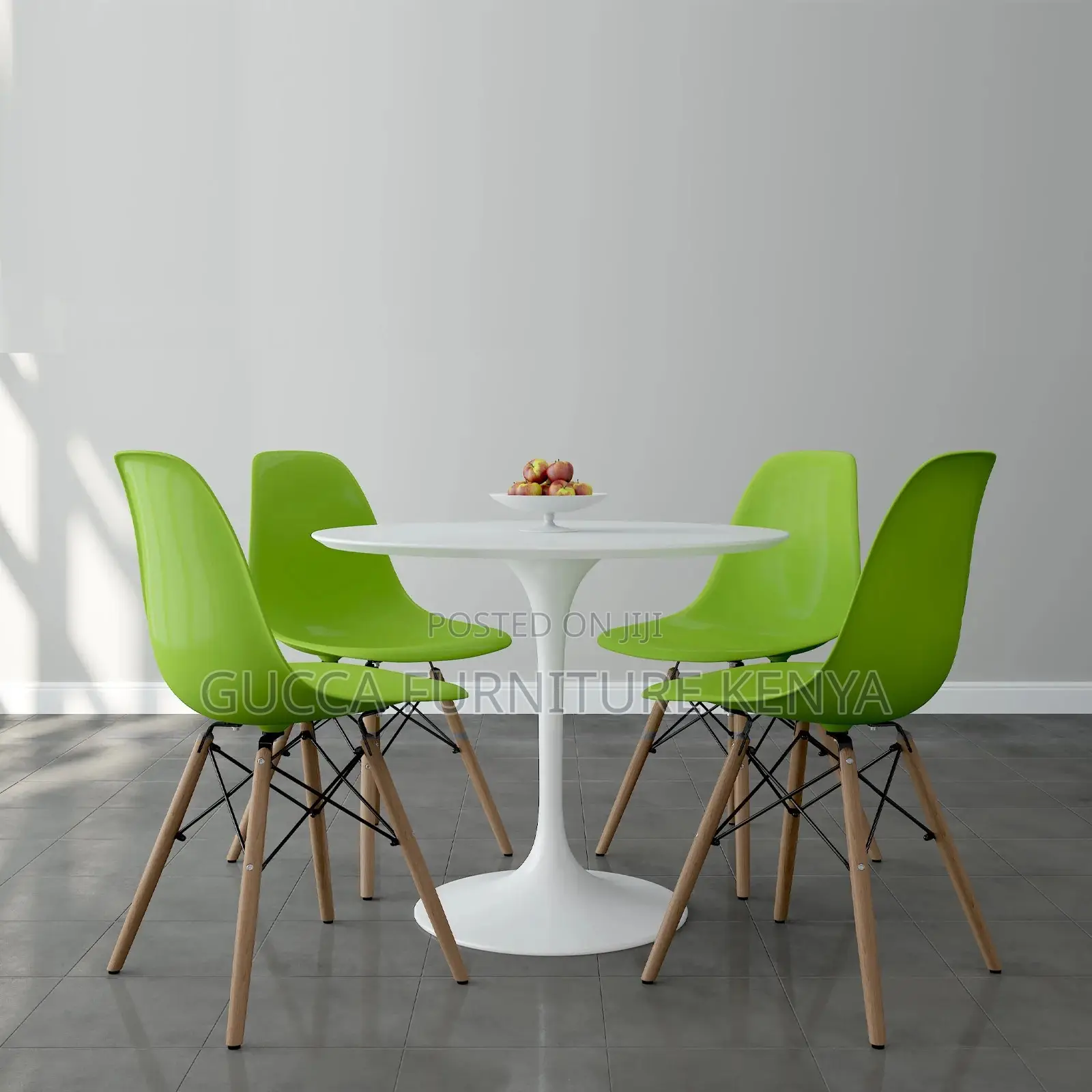 Dining Sets: Pedestal Base 4-Seater Dining Table