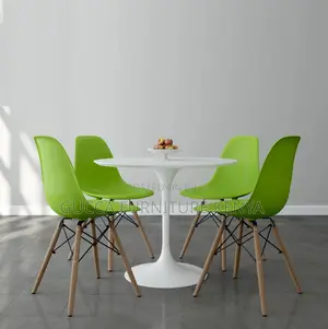 Dining Sets: Pedestal Base 4-Seater Dining Table