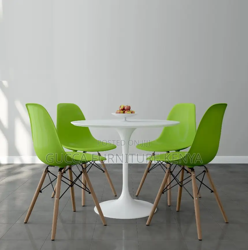 Dining Sets: Pedestal Base 4-Seater Dining Table
