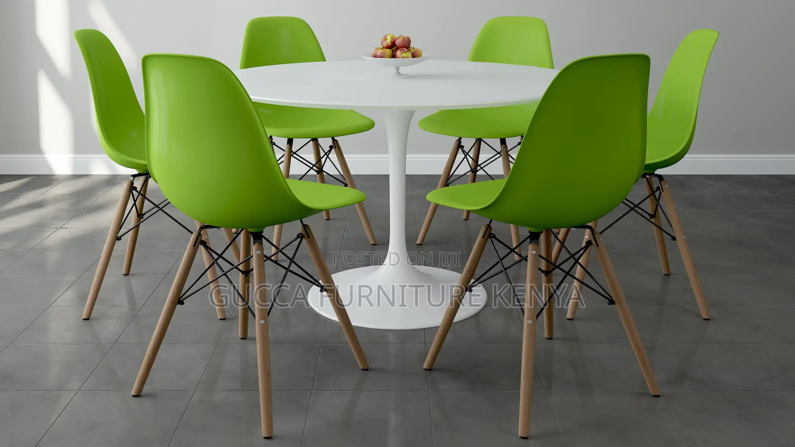 Dining Sets: Pedestal Base 4-Seater Dining Table