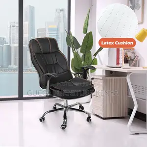 Office Chairs: Leatherette Reclining Executive Chair