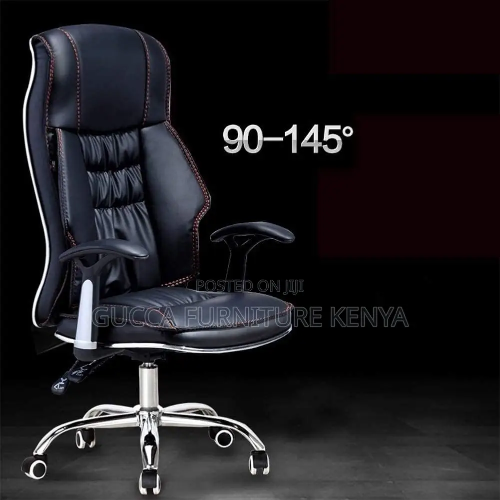 Office Chairs: Leatherette Reclining Executive Chair