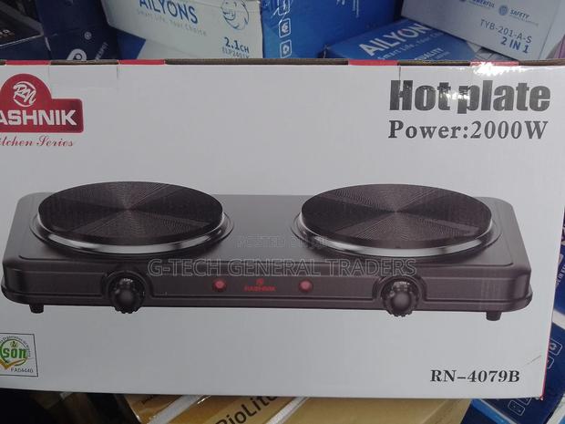 Rashnik RN-4079B Double Electric Hotplate-2000w - thumbnail 2