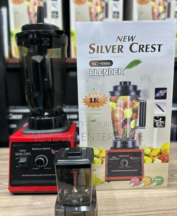 *2in1 Silver Crest Commercial Blender - main view