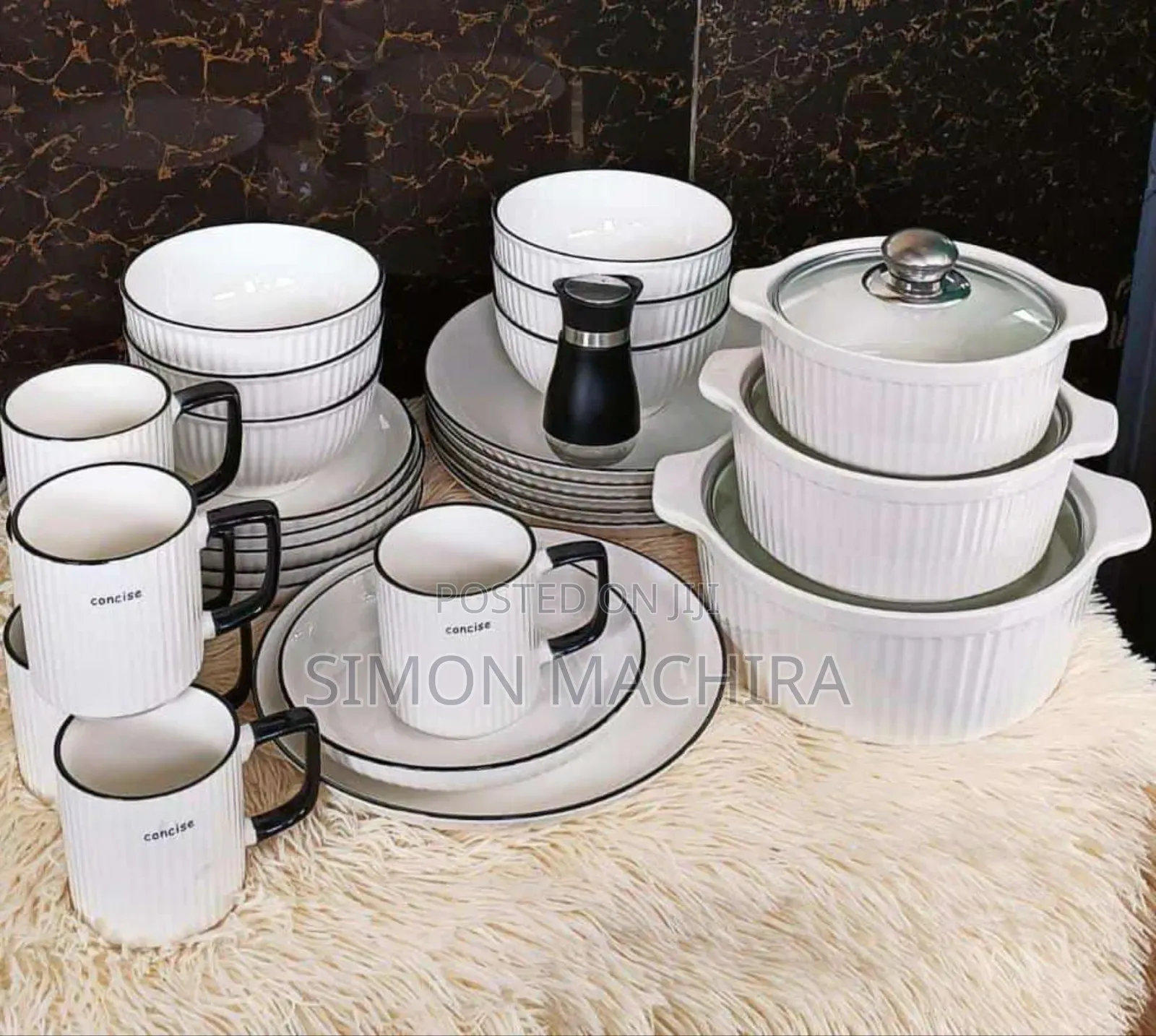 30pcs Japanese Concise Dinner Set