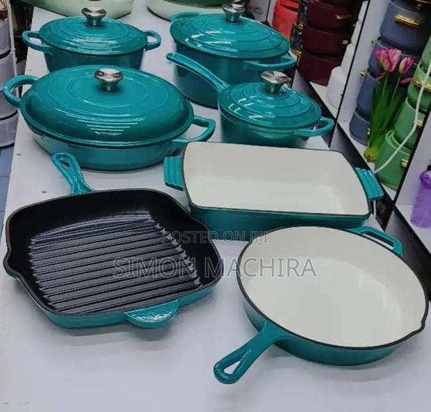 Enamel Cast Iron Cookware Set - main view