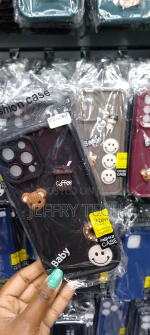 Cartoon 3D Ball Coffee Case for iPhone 12 Pro Max -Black-