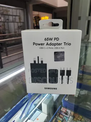 Samsung 65watts PD Power Adapter Trio Charger