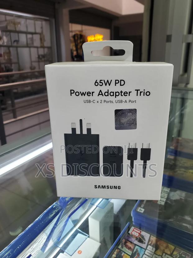 Samsung 65watts PD Power Adapter Trio Charger