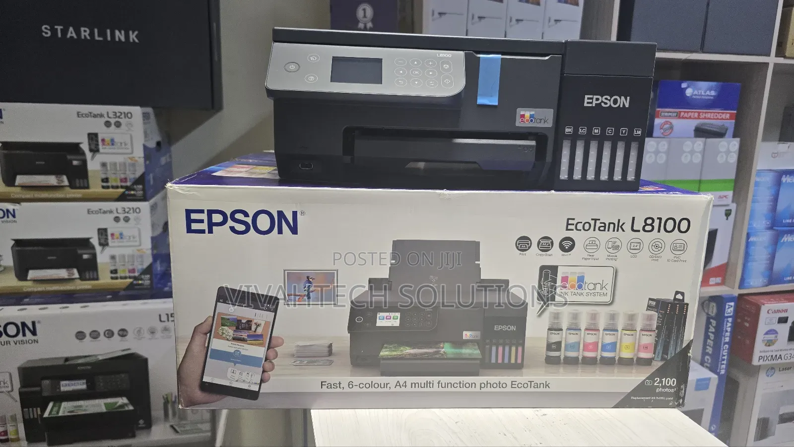 Epson L8100 6 Color Printer/ Epson L8100 Rep L850